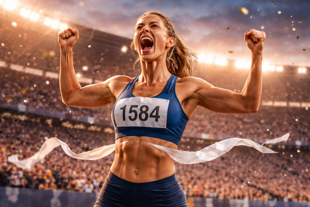 Female Athlete Action